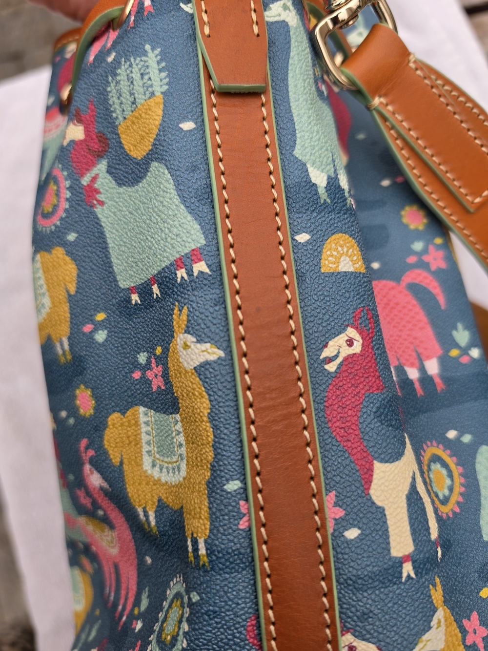 Dooney & Bourke Emperor's New Groove Llama Drawstring - Picture 6 of 14